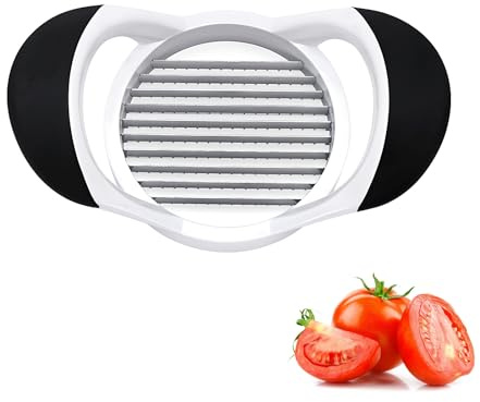 Tomato Slicer Tool Handheld Stainless Steel Blade Tomato Potato Chip Cutter with Handle Potato, Tomato, Mango, Apple Slicer Fruit and Vegetable Cutter (Tomato Slicer)