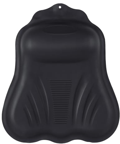 Goowin Bath Pillows for Tub, New Generation Skin-Friendly Silicone Bath Pillow, Luxury Bathtub Pillow for Head and Neck, Powerful Suction Tub Pillow for Bathtub with Inflatable Airbag (Black)