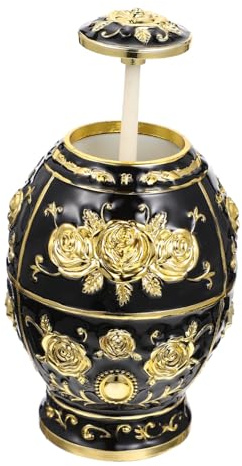 Ipetboom Dispenser per Stuzzicadenti in Plastica Nero Funzione di Conservazione e Pulizia, per Ristoranti e Hotel, Design Compatto ed Elegante