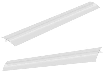 BESPORTBLE Lot de 2 Housses de Protection Cuisine 53 Cm en Silicone Transparent Résistant à Haute Température Protection Latérale pour Cuisinière et Four Espaces Entre Plan de Travail