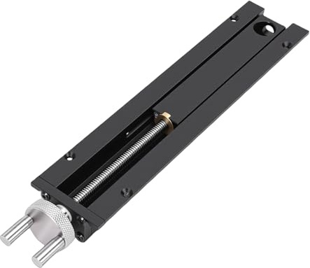 Yanmis Woodworking Bench Tail Vise, 0-110 Mm Stroke 20mm Table Hole Quick Shift Inertial Vice Clamp, Workbench Vise for Drilling