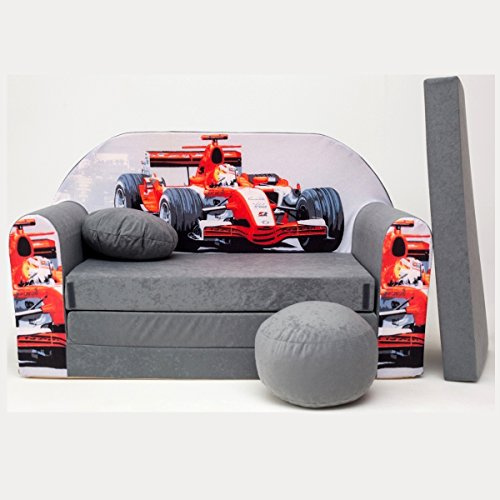 Kindersofa Spielsofa Minicouch aus Schaum Kindersessel Kissen Matratze Farbwahl (48)