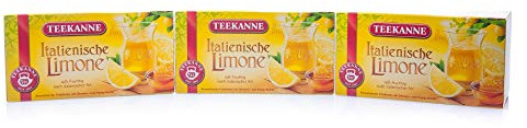Teekanne Italienische Limone, 3er Pack (3 x 20 Teebeutel), 3 x 50 g