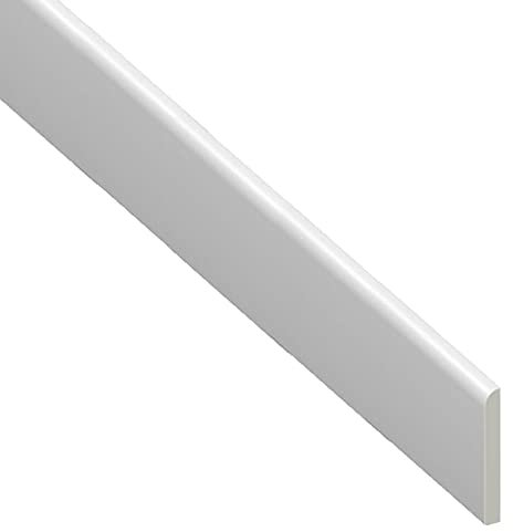 Eurocell UPVC Door Window Finishing Trim Architrave 45mm White (5 Metres Long) (45mm)