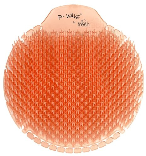 P-Wave Urinal Mats Scented, 5 Pack, Urinal Blocks Splash Mats, Fits Most Urinals & Waterless, Long Lasting 30 Day Odour Neutraliser Deodorizer, Anti-Splash Guard Slanted Bristle, Slant6, Mango | Fits Most Urinals & Waterless; Long Lasting 30 Day Odour Neutraliser Deodorizer; Anti-Splash Guard, Slanted Bristle