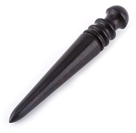 Svart Trä Leathercraft Edge Burnisher Läder Polerat Slipverktygssats Ny (Grov Slipstång)
