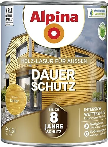 Alpina Dauerschutz Lasur kiefer 2,5 Liter
