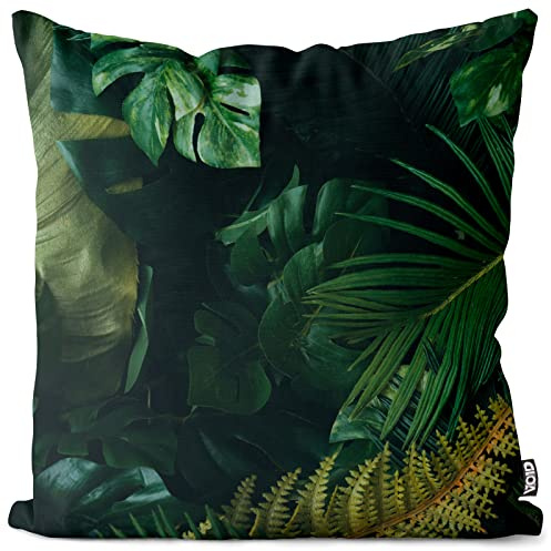 VOID Palmen Farn Kissenbezug Kissenhülle Sofakissen Kissen Deko Outdoor-Kissen Dekokissen, Kissen Größe:40 x 40 cm