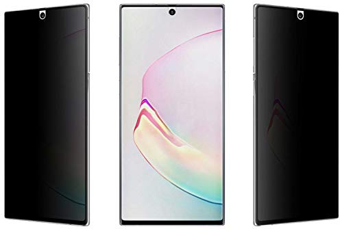 Thorani Lot de 2 filtres de confidentialité – Protecteur d'écran de Protection de la Vie privée, optimisé pour Les Coques de téléphone Portable, Transparent, Samsung Galaxy Note 10