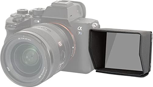 SMALLRIG Sonnenblende Screen Hood Sun Hood für Sony Alpha 7 IV(A7 IV) / ZV-E10 / Alpha 7S III (A7S III A7S3) / Alpha 7C (A7C) / ZV-1 (ZV1) / ZV-1F / FX3 Kamera - 3206