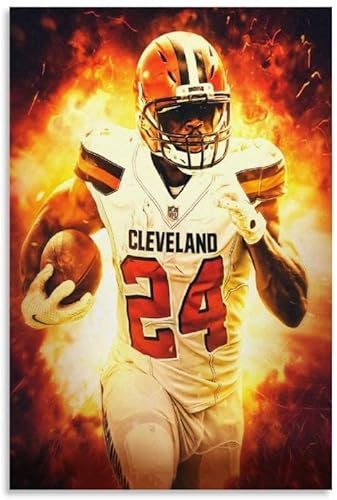 Puzzle 500 Teile Erwachsene und Kinder American-Football-Spieler Nick Chubb Star Holz Puzzles Stress Freisetzung Spiel 500 Piece 20.4x15inch(52x38cm) Kein Rahmen