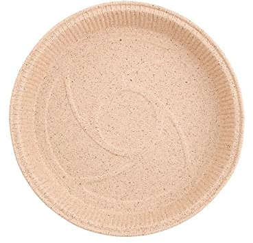 GREENBOX Moldes de papel de cacao, redondos, 18 cm de diámetro, 2,5 cm de altura, forma de tarta de queso, cuencos aptos para horno, moldes para pasteles, 50 unidades