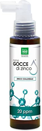 Zinc spray. Zinc colloïdal. Supplément de zinc. Gluconate de zinc. Le zinc colloïdal est essentiel pour le système immunitaire. Complexe de vitamines. Chaque bouteille contient 100 ml. Zinc liquide.