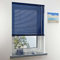 Alu-Jalousie, Verschiedene Größen & Farben, für Fenster & Tür, Rollo, Vorhang, Aluminiumjalousie, Lamellen-Rollo, Jalousette (blau 25mm, 75x175 cm)