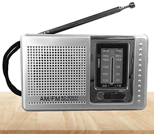Kasmole Radios Portables AM FM | Radio à Transistor AM FM à Piles,Excellente réception, Prise pour écouteu, Radio à Transistor Portable pour Le Camping à Pied