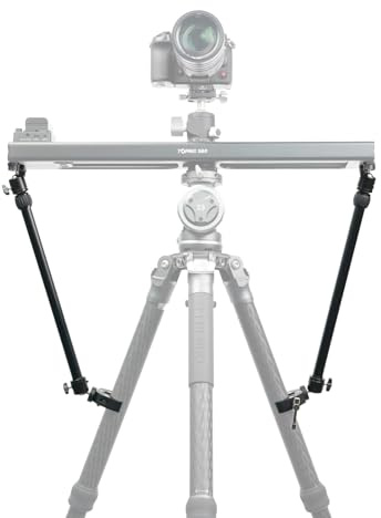 Accsoon TOPRIG-2pcs Kamera-Schieber-Stützarm 2 Stück | verstellbarer Stativ-Stabilitätsarm, ausziehbare Stangen, verbessern die Stabilität für professionelles Video und Fotografie