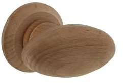 Wovar Türknauf Zimmertür Holz oval drehbar - Pro Set
