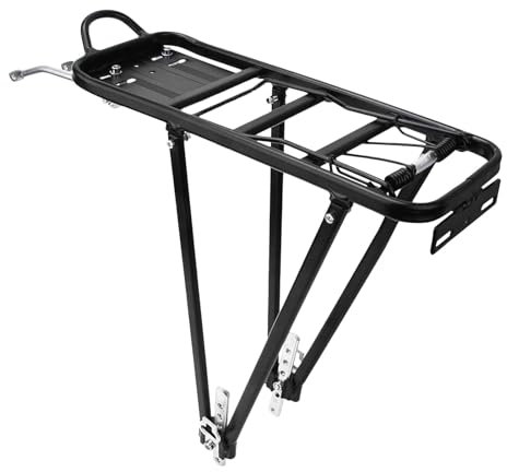 Hinterrad-Fahrradträger, Fahrrad-Gepäckträger,77lbs Carrier-Gepäckträger - Gepäckträgerhalterung, solide Lager, Verstellbarer Gepäckträger, Gepäckträger für Radfahren im Freien