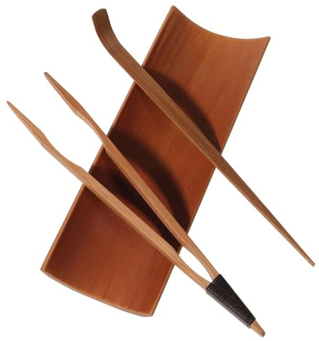 PRETYZOOM 1 Set Tea Set Chinese Tea Utensils Tea Spoon Tongs Chinese Tea Accessories Tea Cup Set Travel Tea Set Gongfu Tea Scoop Gongfu Tea Accessories Tea Making Tools Tea Ceremony Accessories Light