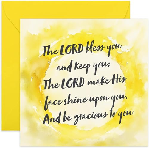 The LordBless You Greeting Card - Motivation Support Card for Son Daughter - Special Encouragement Cards - Thank You Faith Gift for Him Her - Good Luck Cards for Family