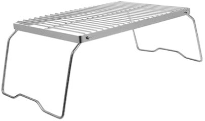 BESPORTBLE Edelstahl Grillrost Für Outdoor-grill Tragbarer Faltbarer Rack Für Bbq Für Camping Und Picknick Rostfrei Und Langlebig Einfache Reinigung