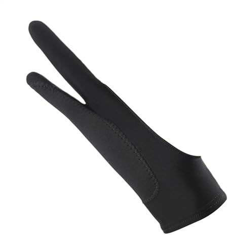 TABSIRAH Zeichenhandschuh - Anti-Touch-Kunsthandschuh - Atmungsaktive | Malhandschuhe - Künstlerhandschuhe für Tablet Pad Grafik Zeichnen, Skizzieren, Malen, Papier Skizzieren