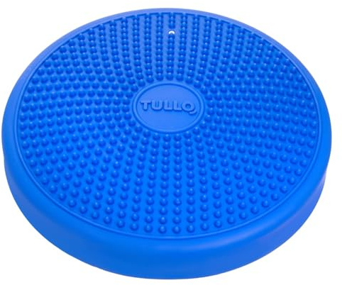 MONKEY GYM Sinneskissen sensorische Balancekissen Kinder rundes Ballsitzkissen 30 cm blau