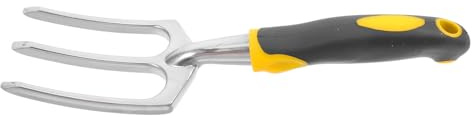 Gogogmee Fourche à Jardinage Inoxydable Râteau à Main pour Fleurs Outil de Jardinage Ergonomique pour Bonsaïs Pots de Fleurs
