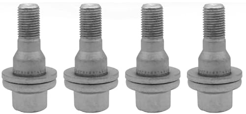 Wheel Bolt Compatible With Peugeot 207 307 508 1007 4x Wheel Bolts Nuts 17mm M12*1.25 Wheel Lug Bolts Alloy Wheel Fasteners