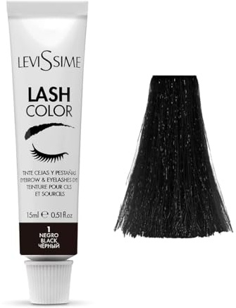 Levissime Lash Color 15mL 1 Black | Tinte Cejas y Pestañas Negro