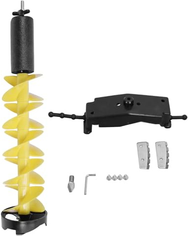 Tarière à glace pour la pêche électrique en nylon sans fil avec perceuse de positionnement pour les amateurs de pêche sur glace Auger de pêche sur glace électrique Auger de pêche
