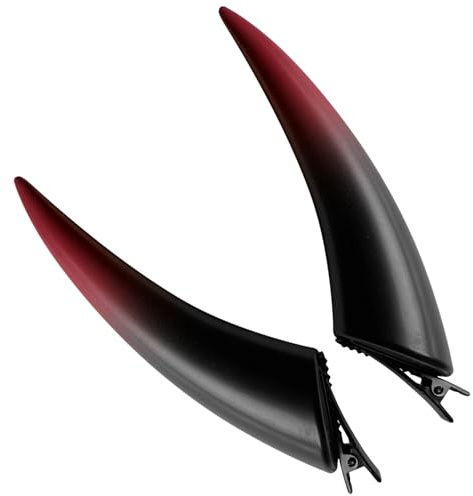 Clip on Devil Horns - Halloween Cosplay Costume Wastor | Women Demon Vampire copricapo, clip per capelli di Halloween, corni divertenti del diavolo per donne, uomini, festa - fascia di corno