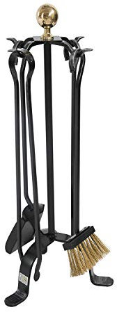 tag- Kit accessoires cheminée en fer forgé