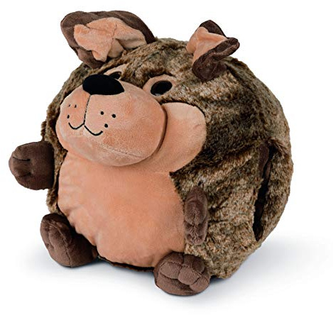 COZY NOXXIEZ Kuschelige Plüsch Kinder Handwärmer - Kuscheltier, Stofftier, Kopfkissen als Flauschiges Wärmekissen Plüschtier für Bett, Auto und Zuhause (Hund)