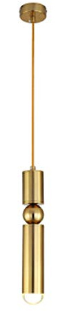 Lywins E27 Modern Gold Acryl Nordic Pendelleuchte Decken-Hängelampen Scheinwerfer für Kücheninsel Esszimmer Beleuchtung