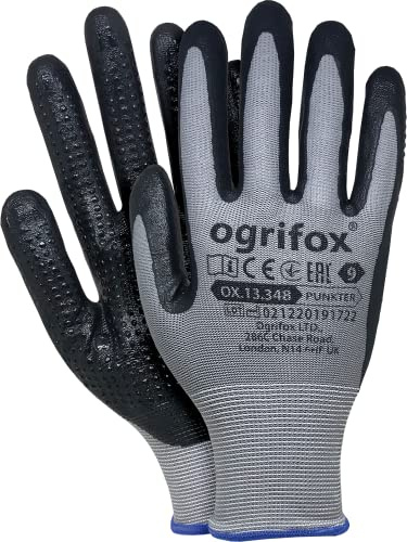 Ogrifox Latexhandskar, Skyddshandskar, Arbetshandskar