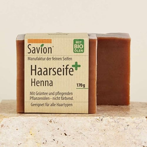 Savion Haarwaschseife+ Henna, 170g