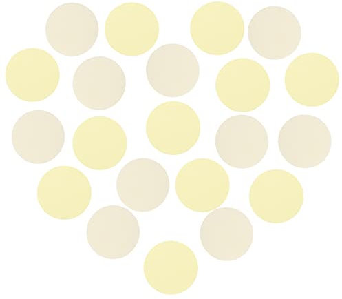 Toyvian Pezzi di Nastro Biadesivo Rotondo per Scrivania Adesivi di Montaggio Bifacciali Autoadesivi