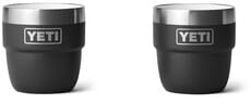 YETI Rambler Espresso Cup, Vacuum Insulated Stainless Steel Stackable Cup, Black, 2 Pack 4 oz (118 ml)