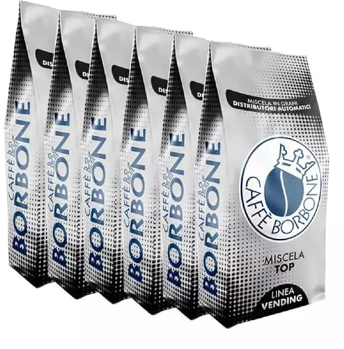 Caffè in grani Miscela TOP Vending Caffè Borbone 1 kg x 6