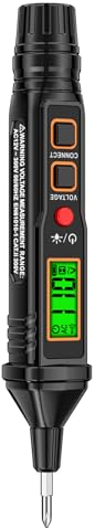 Aicevoos A3 Spannungsprüfer Berührungslos/Stromprüfer Berührungslos Bereich AC 12-300V, Live/Null Wire Tester, Elektrischer Tester mit Taschenlampe, Summer Alarm