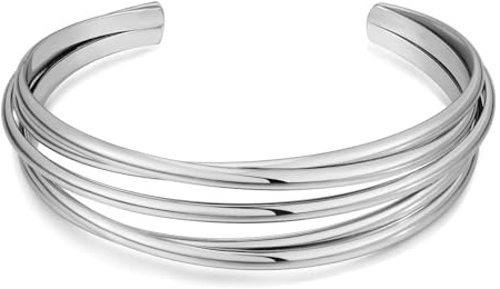 LILIE&WHITE Twisted guldarmband för kvinnor - kärleksarmband, trendiga boho-smycken för flickor, talla única, Mässing, är inte en ädelsten