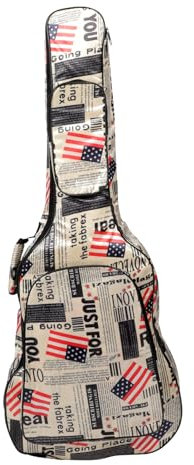 OFFSCH Gitarre Tragetasche Aus Oxford Stylisches Gitarrencase Mit Verstellbarem Schultergurt Und Praktisch Für Akustikgitarren Und Festsäle