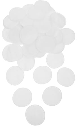 Baluue 100piezas Discos De Algodón Cosméticos Reutilizables Discos Desmaquillantes De Ojos y Labios Para Limpieza Facial Color De Algodón Suaves Tipo De