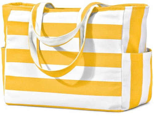 oscaurt Strandtasche XXL Familie Tote Bag Shopper Tasche Damen Umhängetasche Faltbare Badetasche Einkaufstasche Weekender Damen Sporttasche Saunatasche