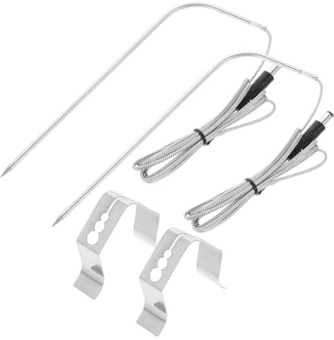ULTECHNOVO Fleischtemperatursensor, Ersatzsensor für Ofenthermometer, verwendbar für Grill, Grill, Kochen und Picknick, genaue Messung in wenigen Sekunden