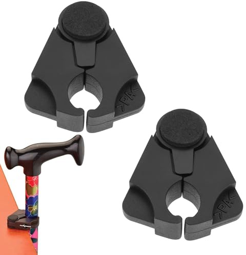 STFALI 2 stück Krückenhalter，Stockhalter für Gehstöcke, Krücken Zubehör, Geeignet für Krücken mit Einem Durchmesser von 19 mm Bis 22 mm