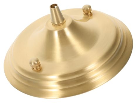 jojofuny Vintage Ceiling Canopy Plate with Locking Wire Cap Ceiling Light Cover for European Style Pendant Lights Retro Finish for Home Restaurant Cafe Living Decor