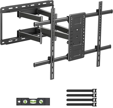 Suptek Heavy Duty Tilt TV Wall Mount for 55-100 Screens – 220Lbs, Adjustable Tilt, Fits 3 Studs of 16 and 2 Studs of 18 or 24, VESA 900x600mm, Universal for LED/OLED/LCD TVs, MT9