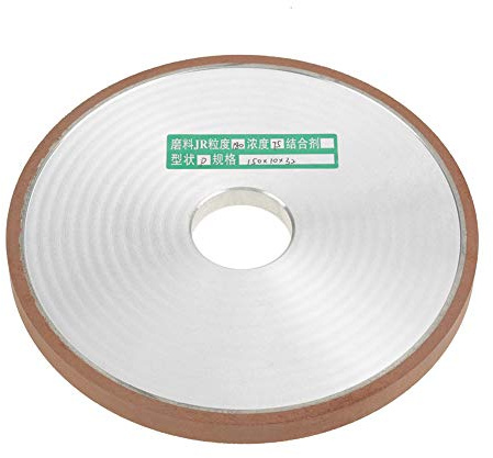 1 pezzo, disco di mola in resina diamantata 150x32x10 mm, grana 180, per smerigliatrice da taglio, strumento per la rettifica di carburo e acciaio duro con legante in resina, per